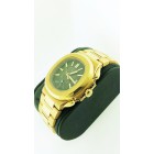 Patek Philippe Nautilus Chronograph Rose Gold Black Dial 40mm Automatic Watch
